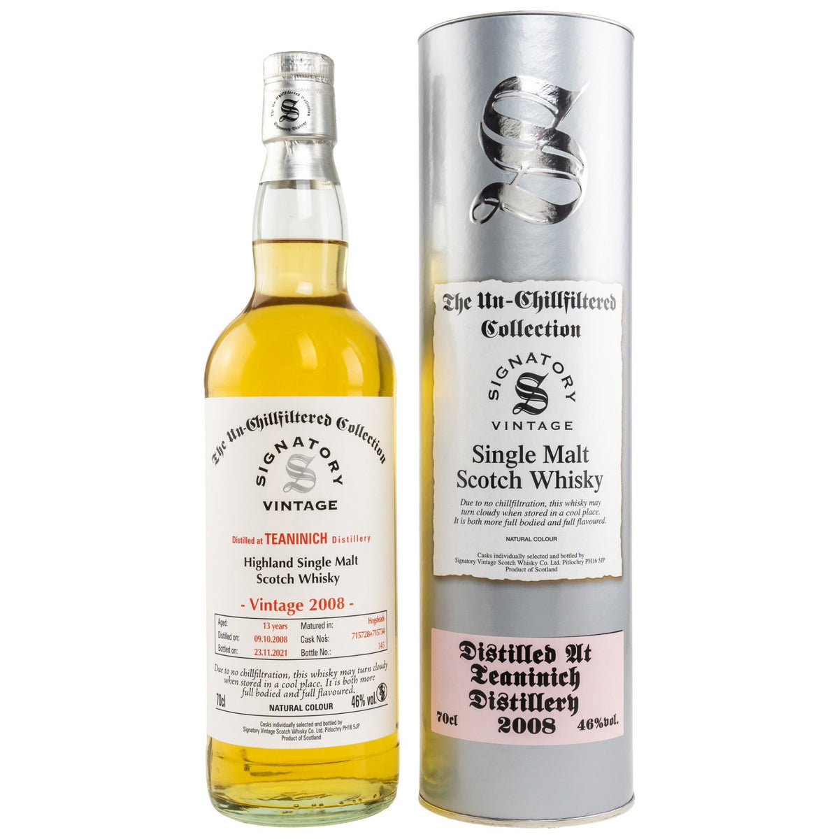 Teaninich 2008/2021 Signatory Fass 715728 + 715734