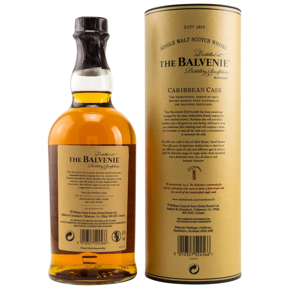 Balvenie 14 Jahre Caribbean Cask