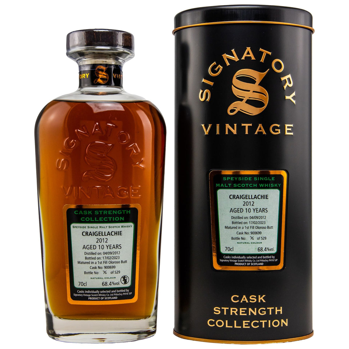 Craigellachie 10 Jahre 2012/2023 Sig Fass 900699