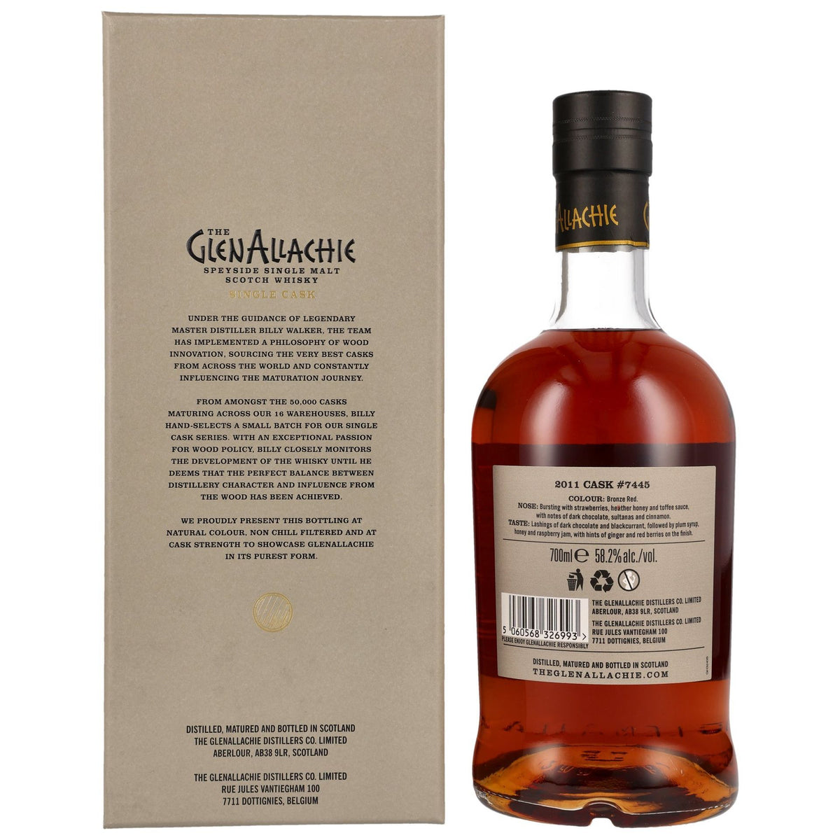 Glenallachie 11 Jahre 2011/2023 Ruby Port Pipe Fass 7445