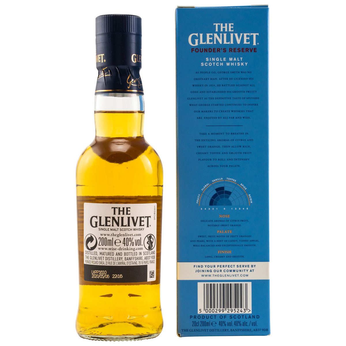 Glenlivet Founders Reserve 0,2 Liter