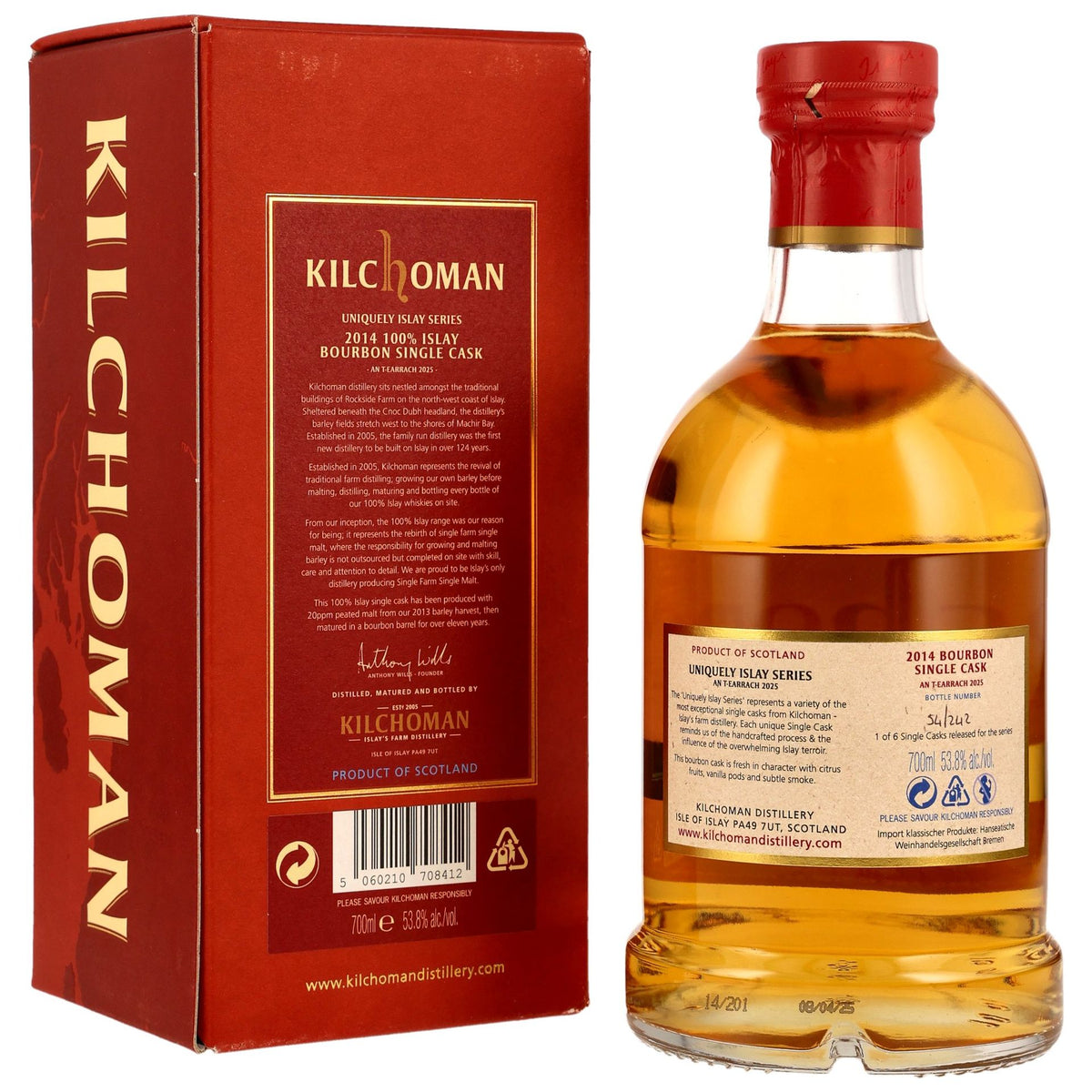 Kilchoman 11 Jahre An T-Earrach Fass 14-201