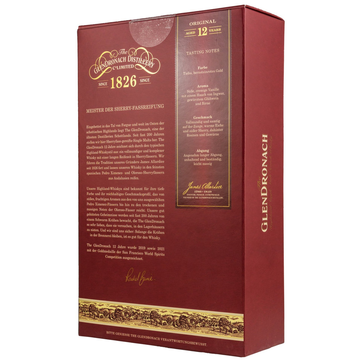 Glendronach 12 Jahre mit Glas