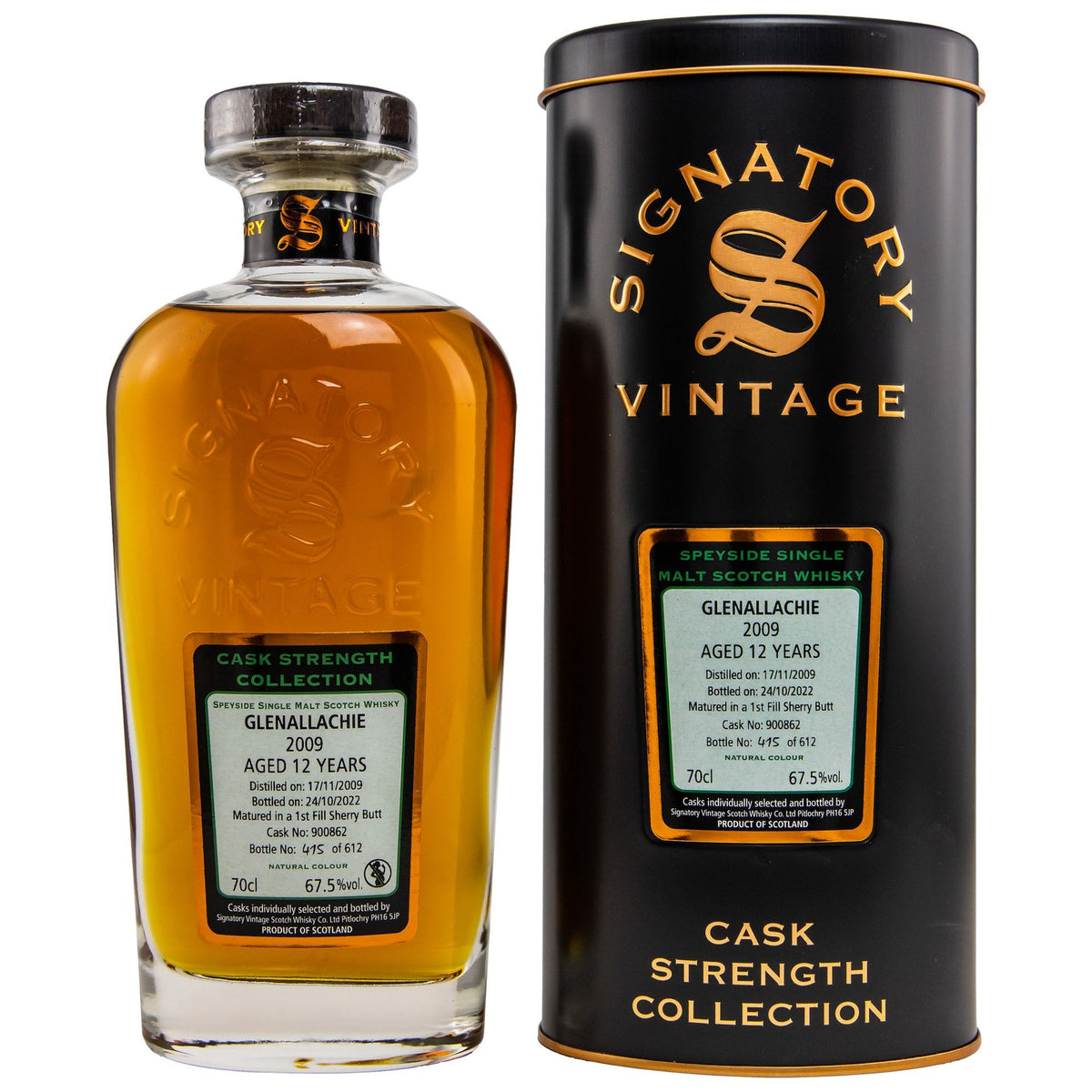 Glenallachie 2009/2022 Signatory Fass 900862