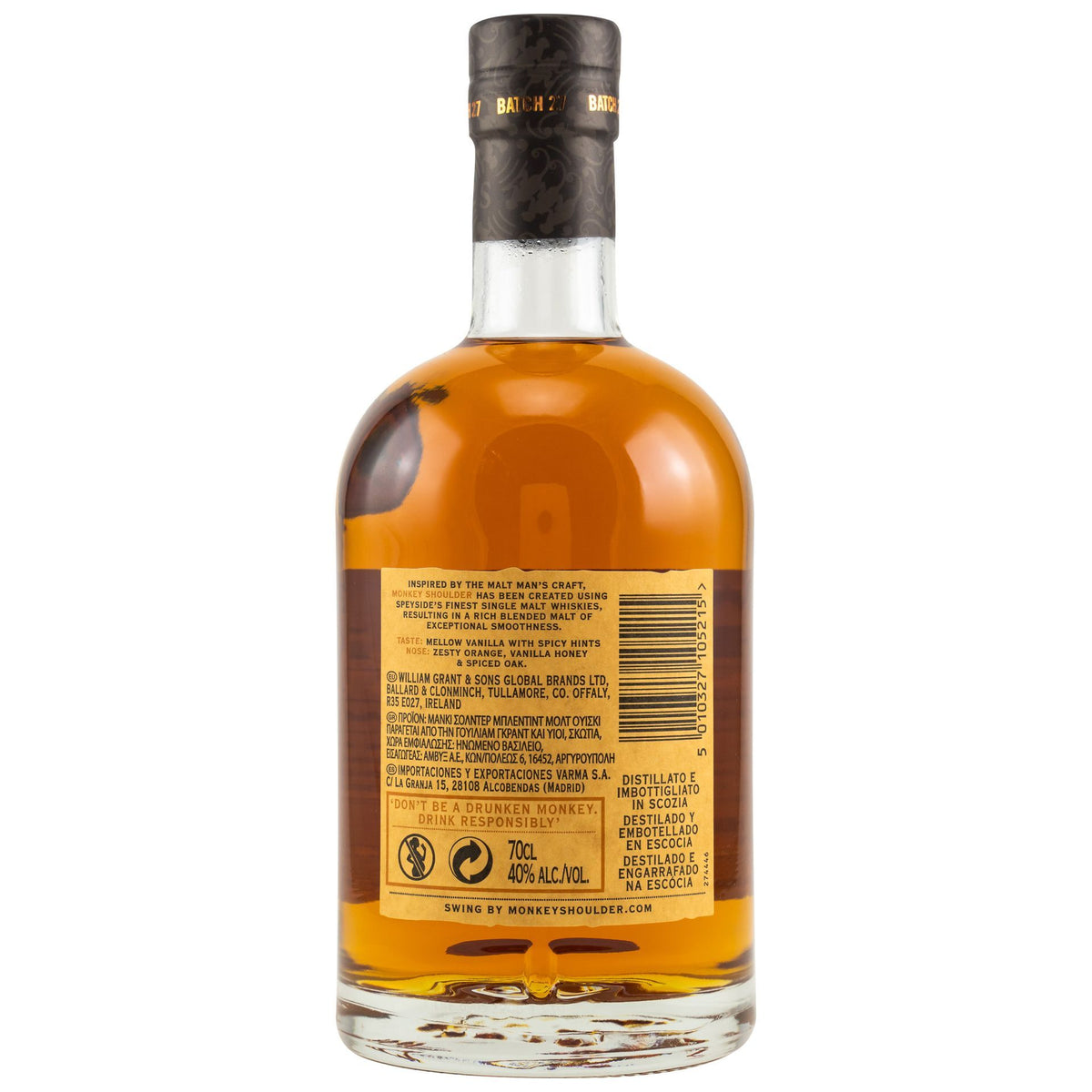 Monkey Shoulder The Original Blended Scotch Whisky