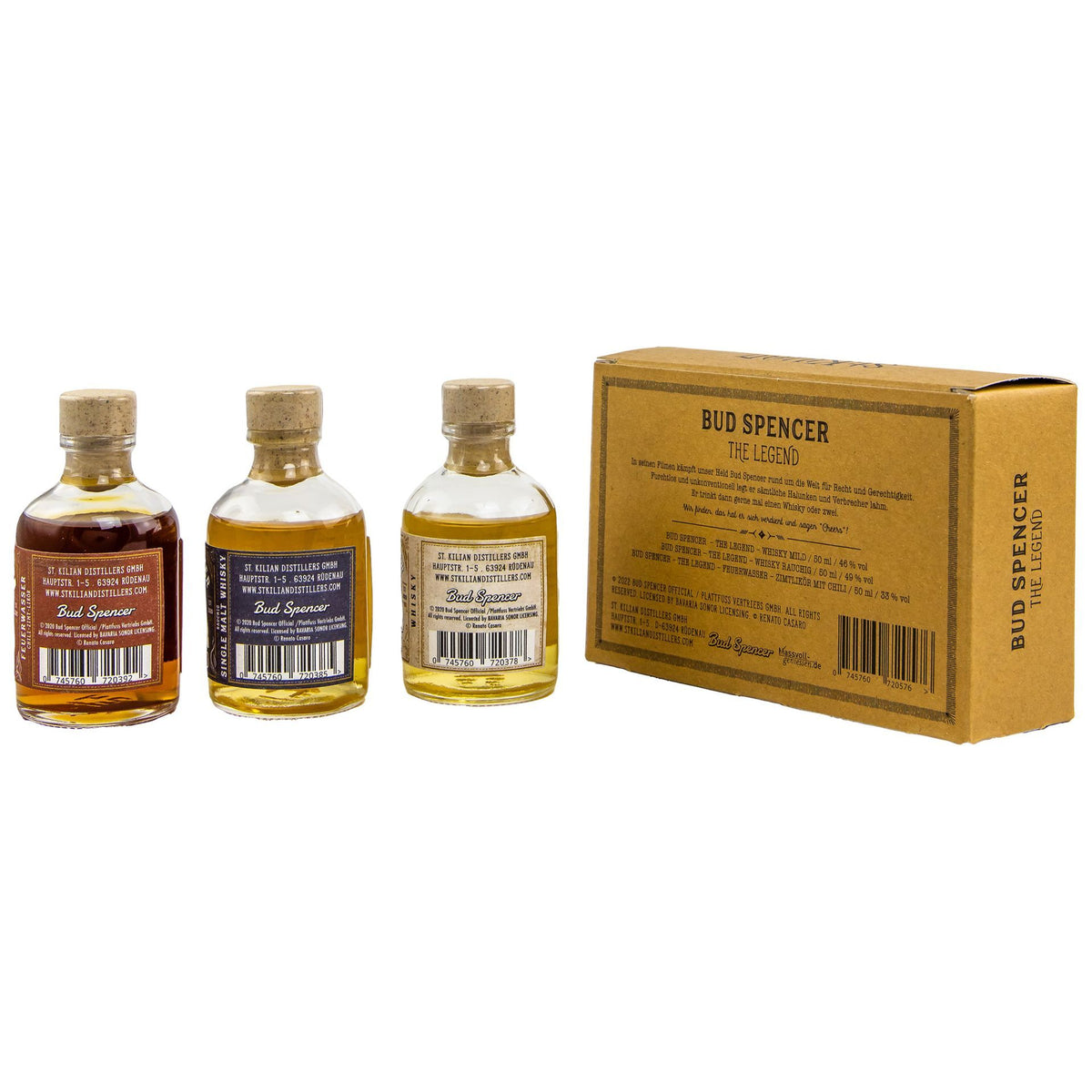 Bud Spencer The Legeng Tasting Box 3x0,05cl