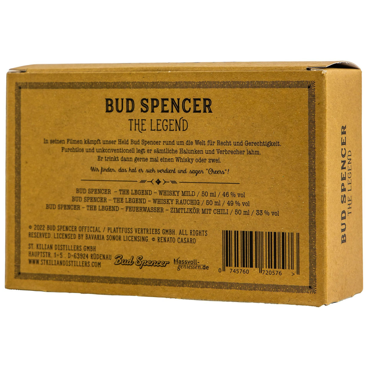 Bud Spencer The Legeng Tasting Box 3x0,05cl