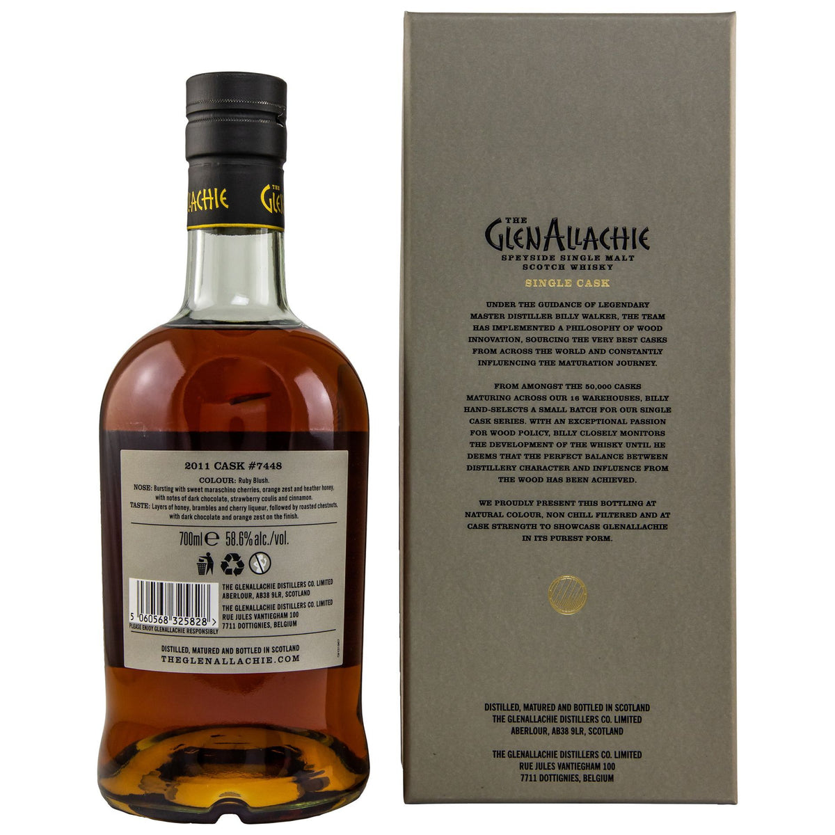 Glenallachie 11 Jahre 2011/2022 Ruby Port Pipe Fass 7448