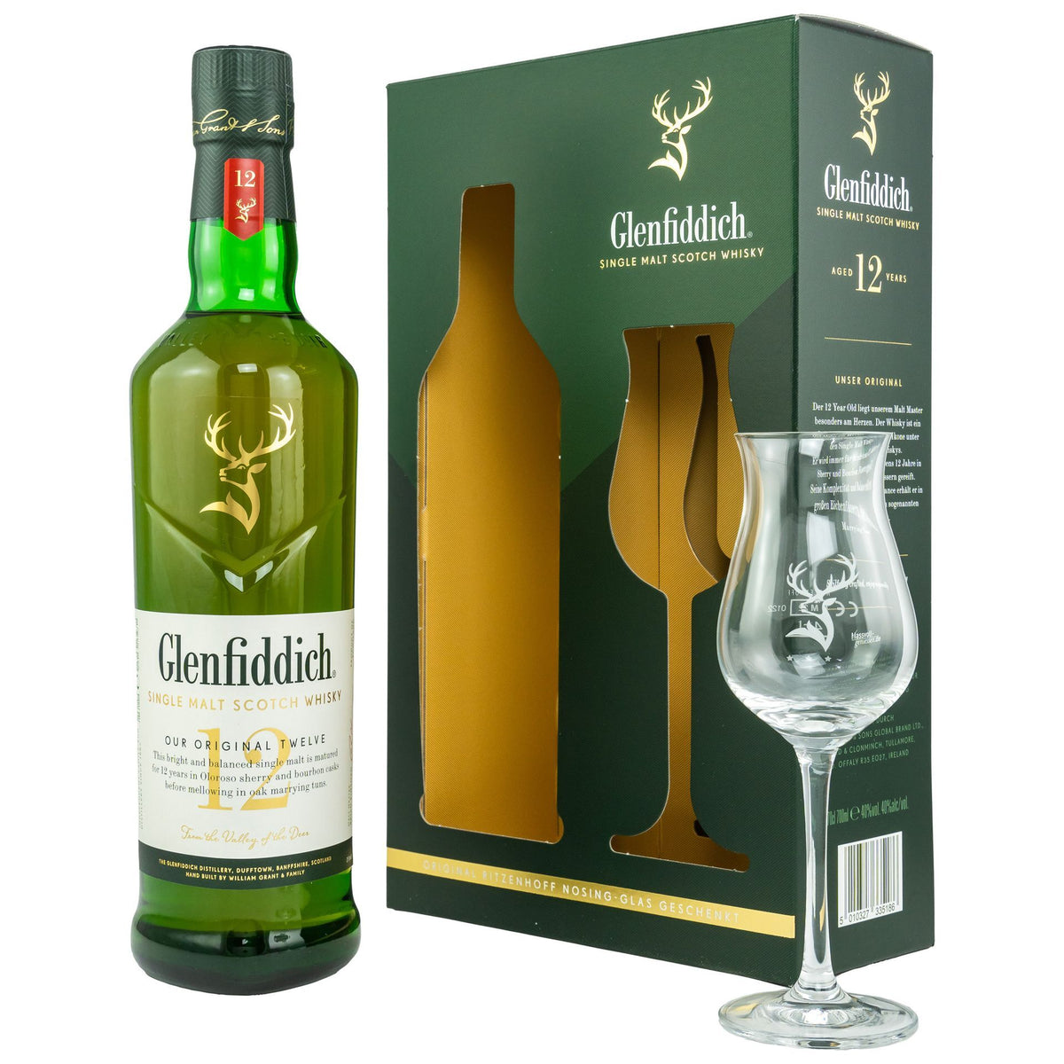 Glenfiddich 12 Jahre mit Nosingglas