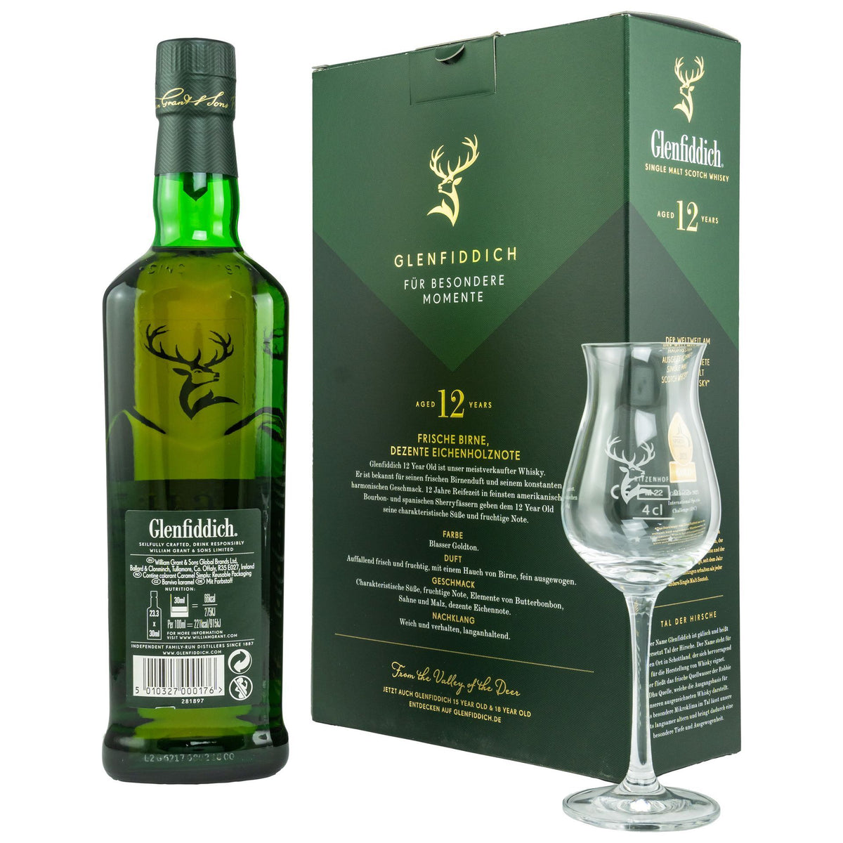Glenfiddich 12 Jahre mit Nosingglas