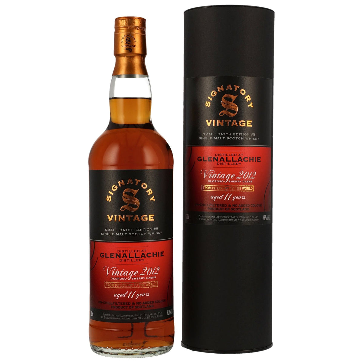 Glenallachie 11 Jahre 2012/2024 Signatory Small Batch Edition #8