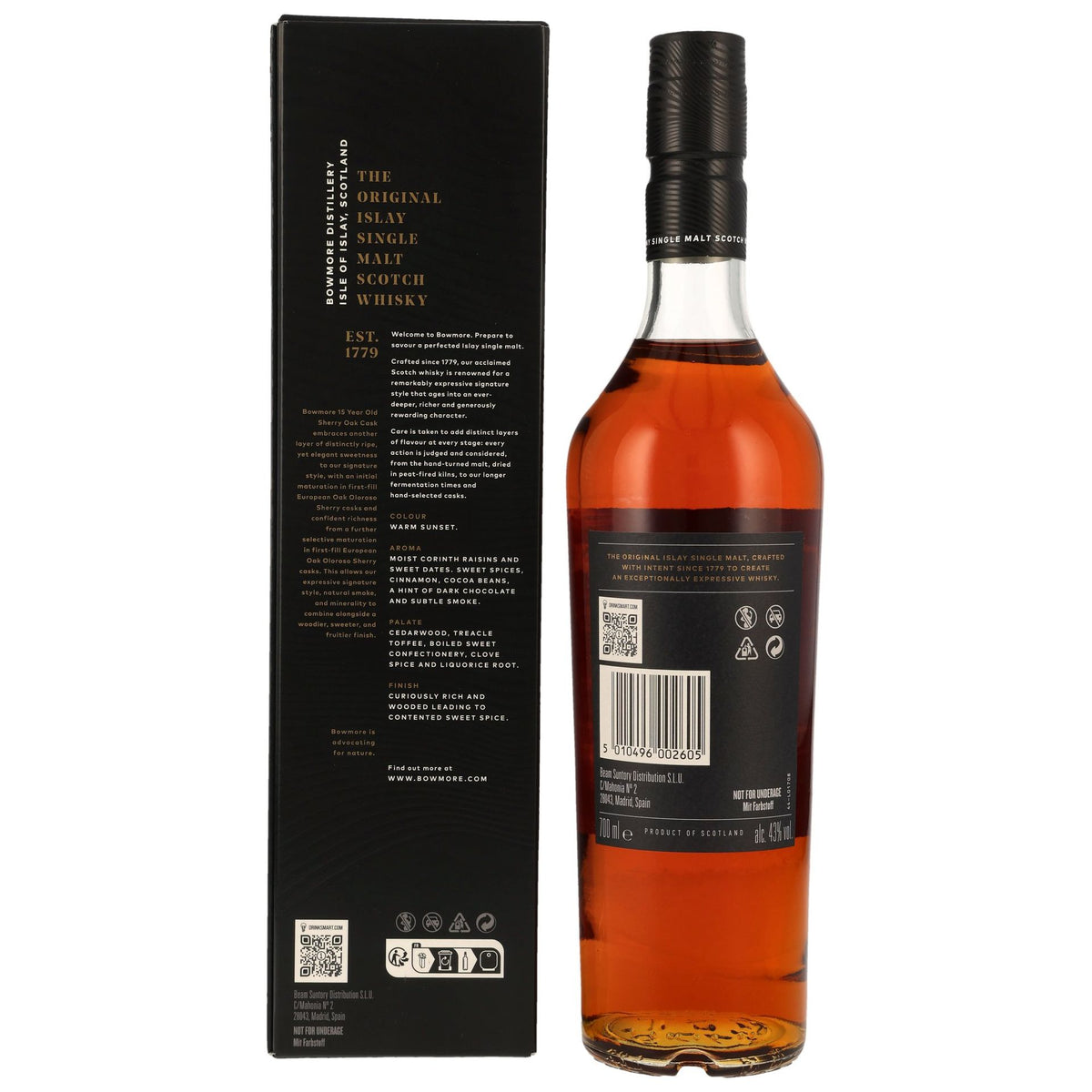 Bowmore 15 Jahre Sherry Cask 2024
