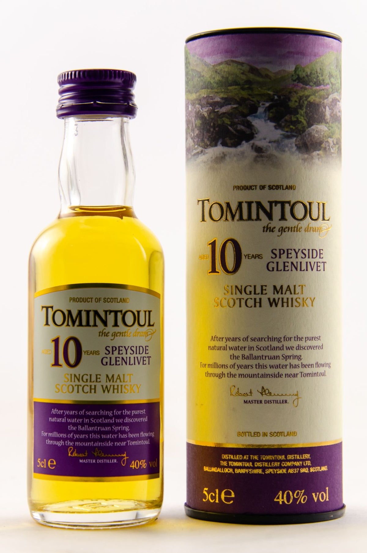 Tomintoul 10 Jahre Miniatur