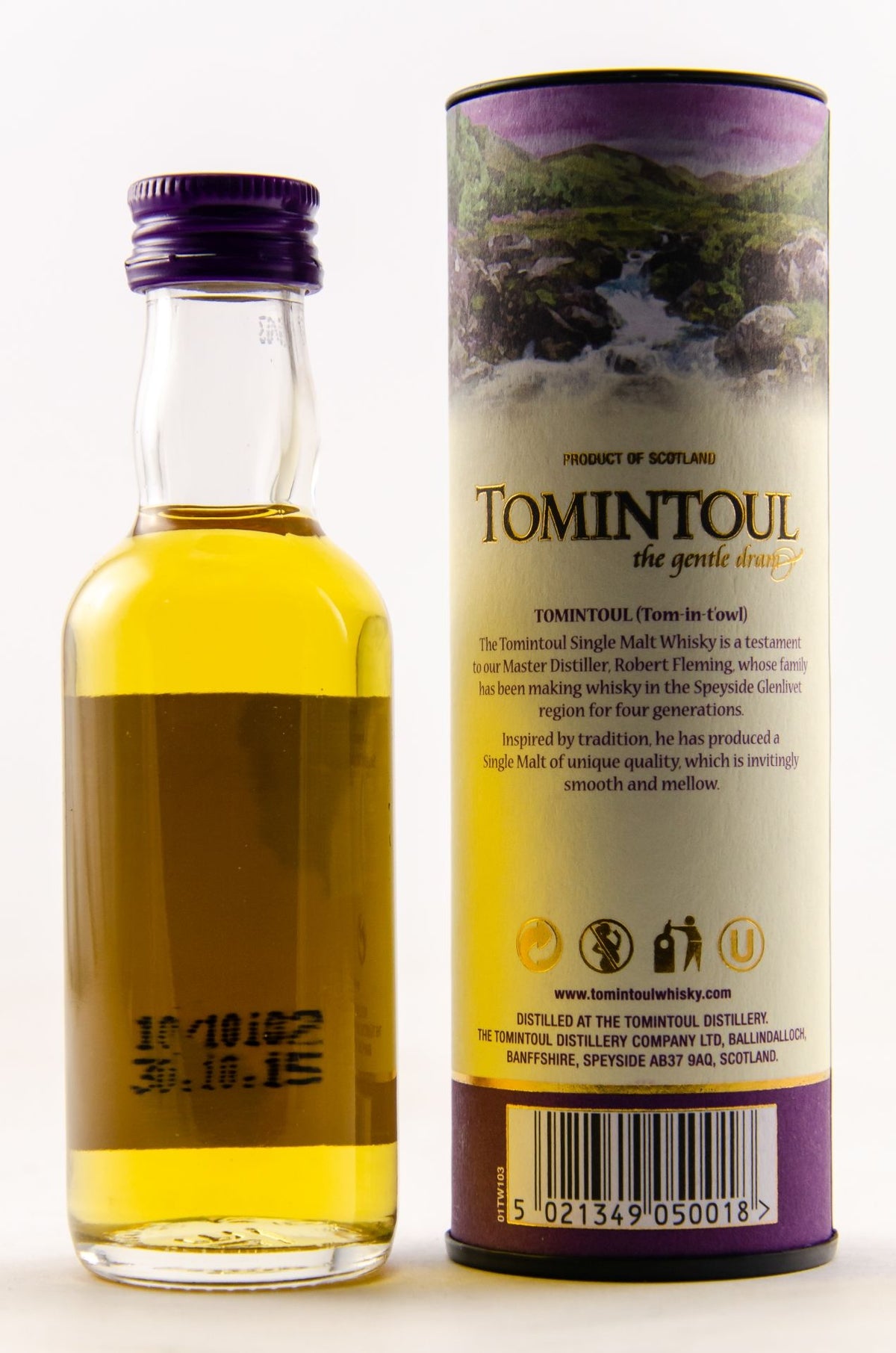 Tomintoul 10 Jahre Miniatur