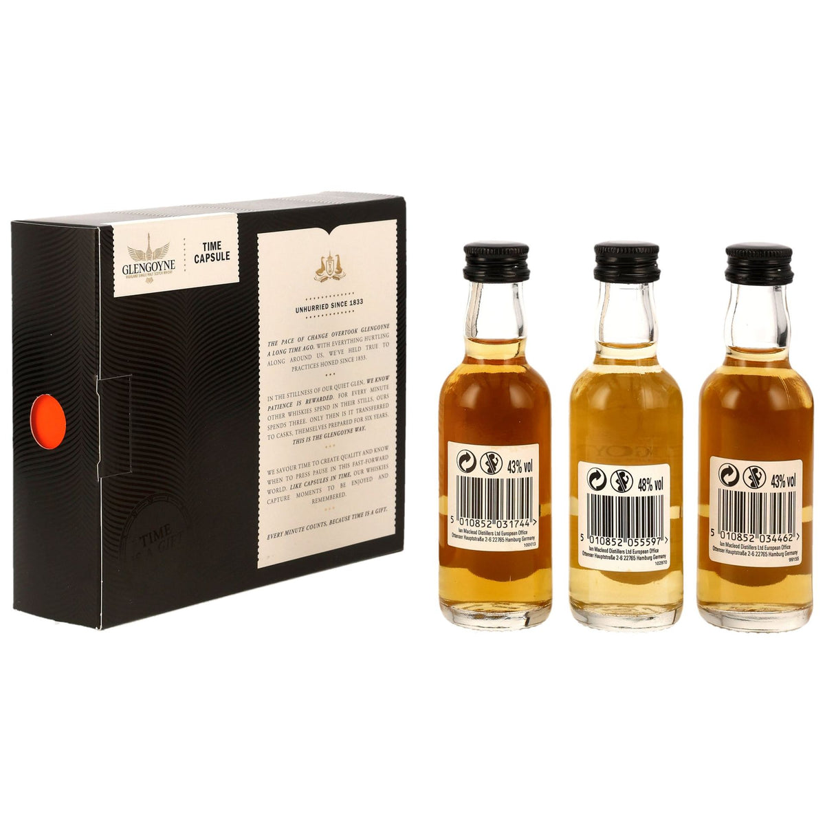 Glengoyne Time Capsule Miniatur Collection 3 x 5cl